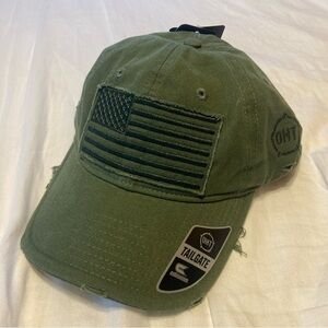 USA frayed look green SnapBack hat Colosseum own the stands